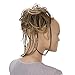 PRETTYSHOP Hairpiece Hair Rubber Scrunchie Scrunchy Updos VOLUMINOUS Wavy Messy Bun brown blond mix # 33T27 G18D