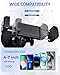SH Magnetic Phone Holder for Gym, Portable Magnetic Phone Mount with Super Strong Magnetic Base, 360° Adjustable Metal Arm for Car Tractor Boat, Compatible with iPhone and All 4-7 Inch Smartphones