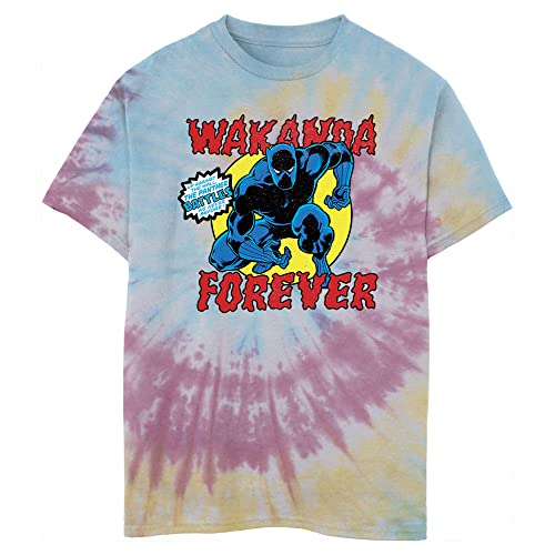 Marvel Kids Universe Panther Battles Boys Short Sleeve Tee Shirt