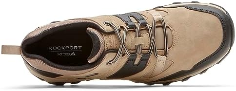Rockport Men's CSP Low Tie Sneaker, Taupe, 15 | Image 2