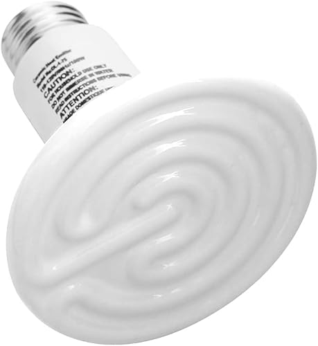 Miniatura 8 de 60 W, 2 unidades, lámpara de calor para reptiles de PTSCBS con emisor de calor de cerámica, sin daño, sin luz, lámpara de calentador infrarrojo para