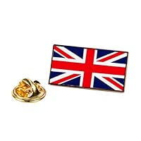 PinAddict Union Jack Flag Lapel Pin UK British Tie Tack United Kingdom
