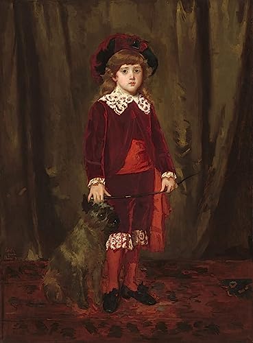 Peinture sur toile Eddy Cassatt par Mary Cassatt - Décoration nordique de chambre 60x90cm