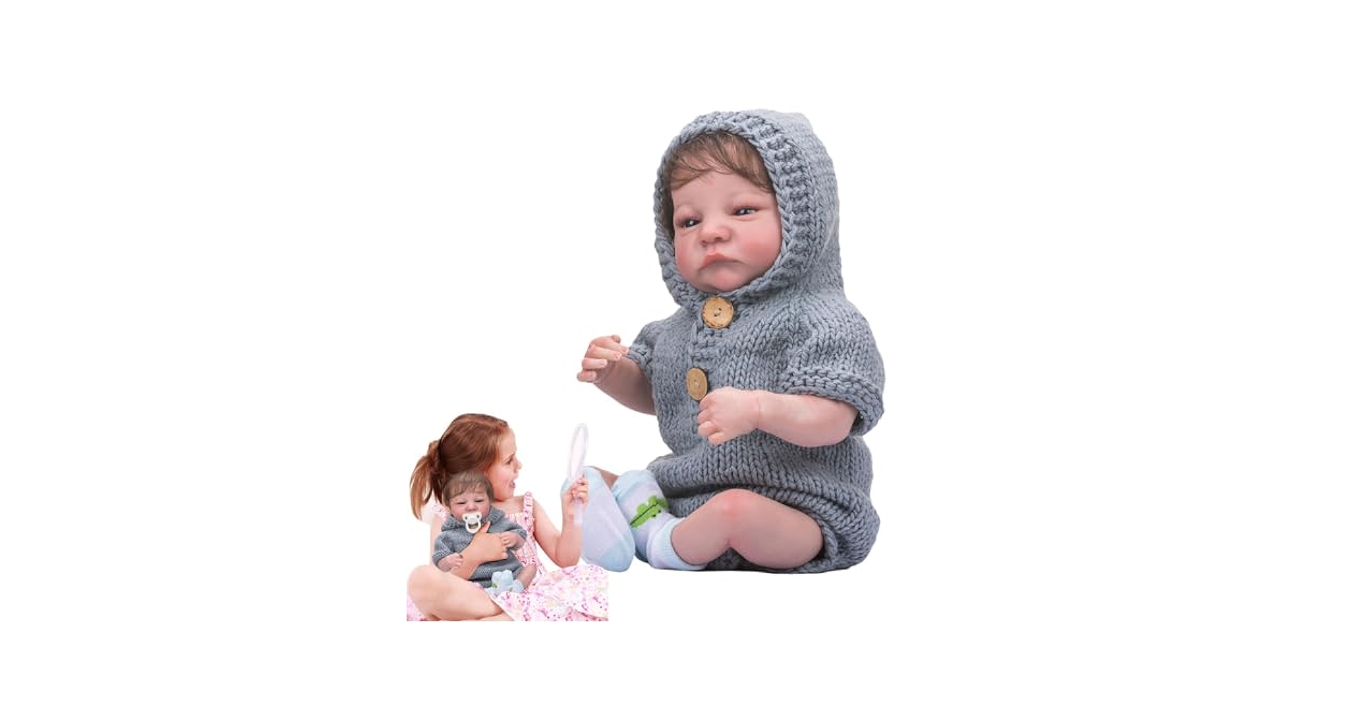 リボーンドール Amazon.co.jp: 19インチの幼児女の子人形用リアルなリボーンズ