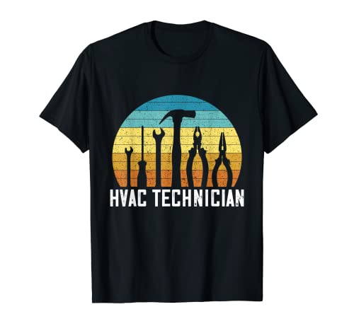 HVAC Technician Vintage Retro HVAC Tech HVAC Instalador Camiseta