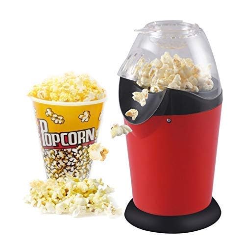 COSTA ENTERPRISE Hot Air Popcorn Maker – Electric Oil-Free Snack Maker with Measuring Cup &...