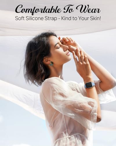 Sunnywoo Lace Sport Silicone Band Compatible with Apple Watch 38mm 40mm 41mm 42mm 44mm 45mm 46mm 49mm for Women, Soft Wristband Waterproof Replacement for iWatch Series Ultra 10 9 8 SE 7 6 5 4 3 2 1