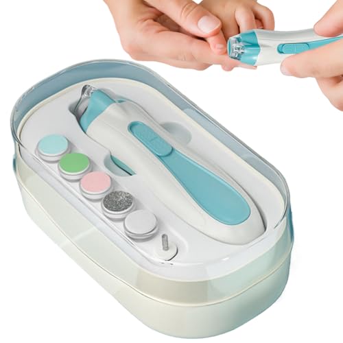 Broyeur à ongles bébé silencieux pour limer les ongles courts sans couper la peau