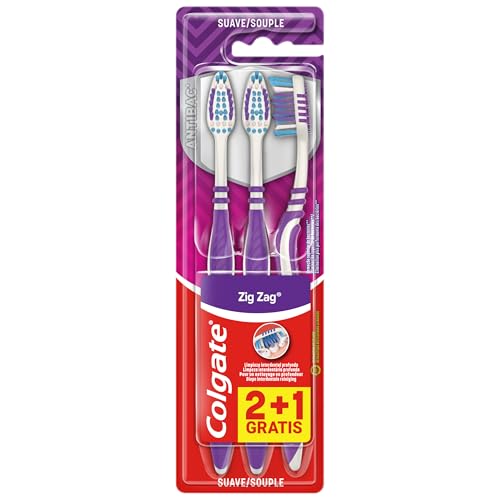 Colgate Cepillo Zig Zag Suave, Es, 0, 3 Unidad