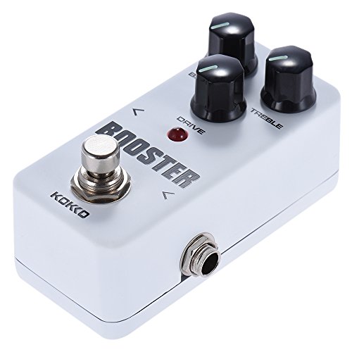 KKmoon KOKKO FBS2 Mini Pedal Booster Portátil 2-Band EQ Guitarra Efeito Pedal