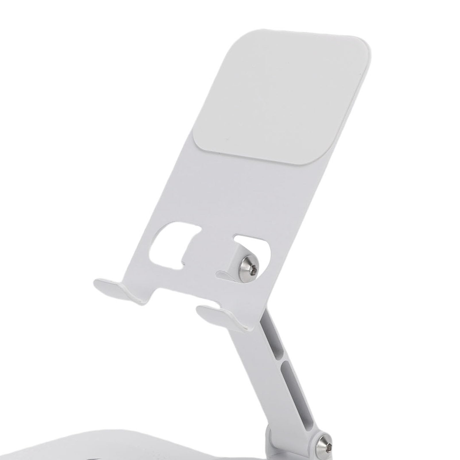 Zunate Stazione di Ricarica Wireless Pieghevole da 15 W con Orologio e 6 Colori di Luce Ambientale per Dispositivi IOS Perfetta per Casa o Ufficio (WHITE)