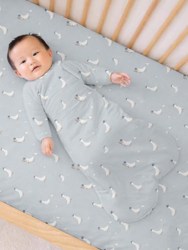 Image of GUNAMUNA Long-Sleeve Transitional Swaddle Sleep Bag - Soothes Infants, Easy Diaper Changes with WONDERZiP