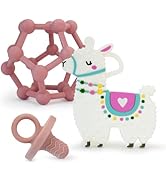 Bambiya Baby Teethers - Food-Grade Silicone Baby Toy for Teething - Infant Toys for Babies Aged 0...