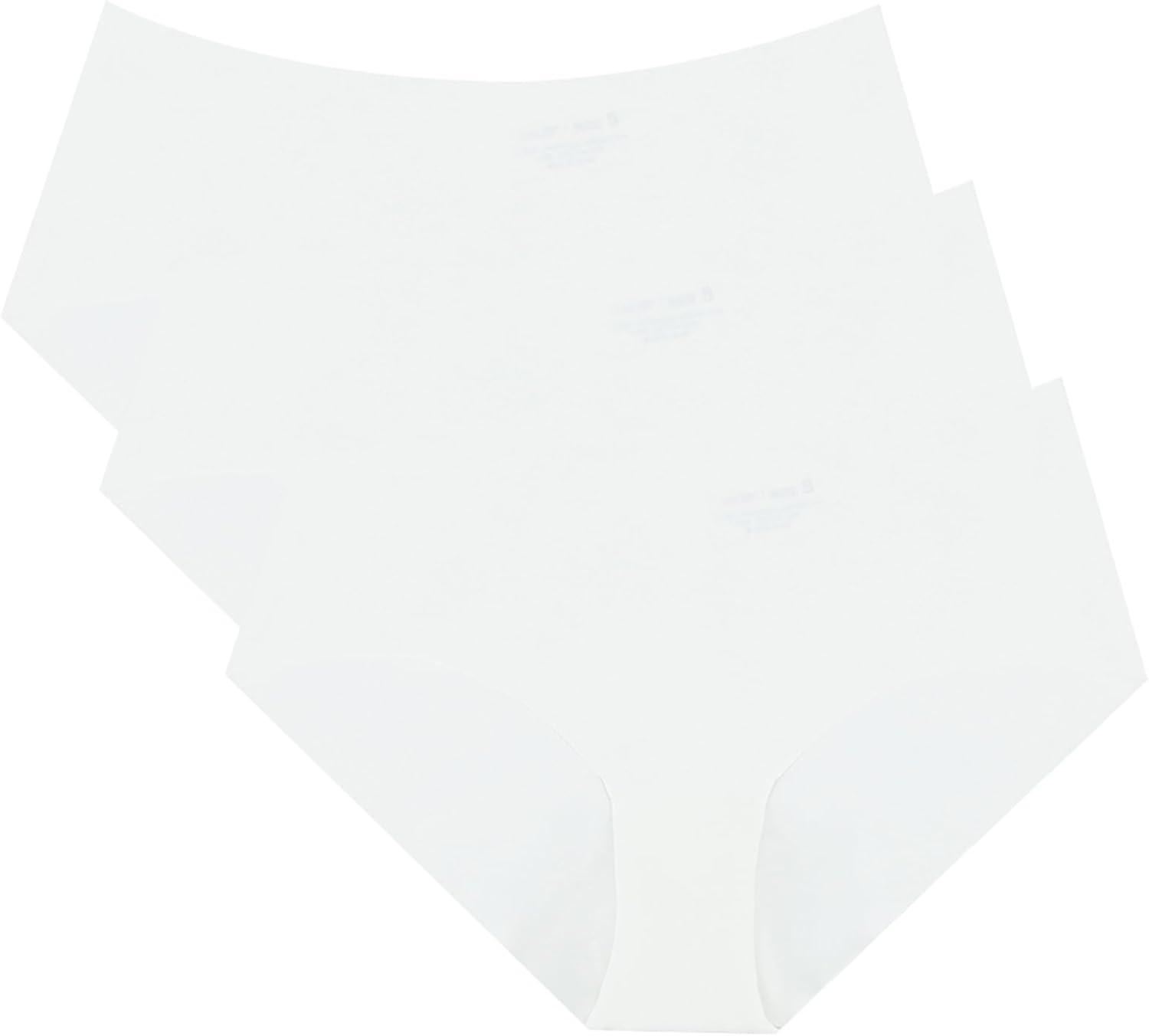 WANDER Womens Seamless Underwear No Show Cool Stretch Hipster Panties Low No Panty Line 3 Pack