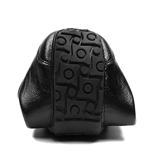 Mens Loafers Lightweight Simple Driving Loafers Leather Flexible Anti-Slip Comfortable Prom Wedding Slip-on2