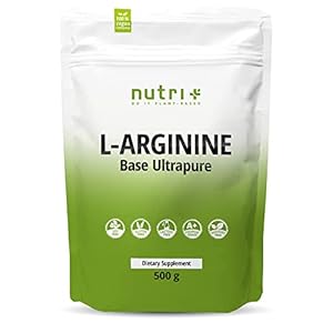 L-ARGININ BASE POWDER 500g – hoogste dosering – kruid door gisting – zuiver L-Arginine poeder – veganistisch – neutraal…
