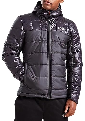 THE NORTH FACE Chaqueta con capucha aislante Tyree para hombre, Tnf Negro, Medium