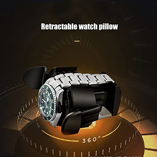 Estuche para Relojes Automáticos con Pantalla LCD y Motor Silencioso para 6 Piezas 8