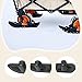 Menolana Bikes Ski Sled Toboggan Child Winter Snow Ski for Bikes Snow Sledge Board for Park Backyard Sidewalks Jogging Golf Carts