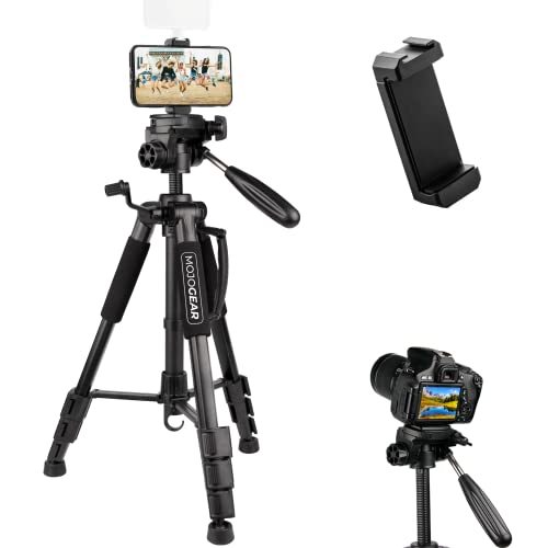 Trépied en aluminium avec rotule 3 voies MOJOGEAR pour des vidéos fluides