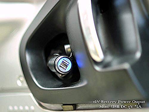 Chargeur USB DIN de moto 4,6 A coudé compatible BMW