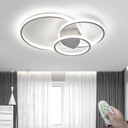 Plafonnier LED salon réglable avec télécommande pour varier l'intensité