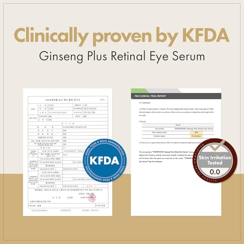 TOSOWOONG Ginseng Plus Retinal Eye Serum with Retinal Niacinamide Bakuchiol Correction for Puffy Eye Bags Fine Lines Dark Circles Wrinkles, Korean Skin Care, 30ml, 1.01 fl.oz. - Thumbnail 5