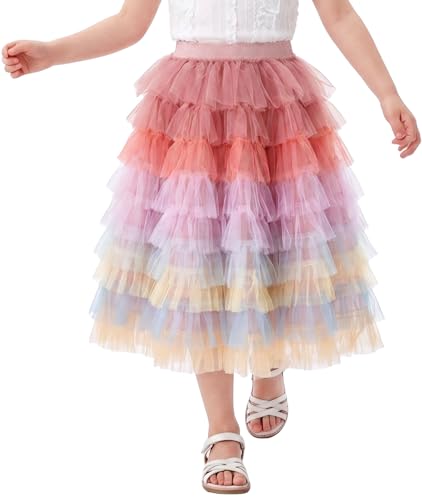 Faldas largas de tul para niña Miipat: el tutú de capas ideal para juegos y fiestas mágicas