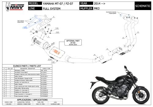 Ligne complete Mivv MK3 carbone : transformez vos sorties en MT-07 - 4