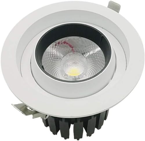 WaiDXn WDX- Robusta Lampada da soffitto da Incasso Regolabile Nordic Minimalista Camera da Letto Soggiorno Decorazione della casa Faretto da Incasso Riflettore(3000k,9W)