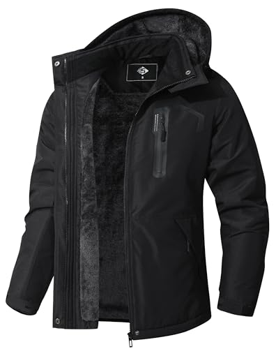 DDQLADY Women's Waterproof Ski Jacket Warm Winter Coat Snowboard Rain Jacket Hooded Windbreaker