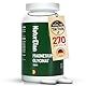 Magnesium Glycinat Hochdosiert Kapseln - 270 Kapseln, 300mg Magnesium pro Tagesdosis, Vegan, Premium: Chelatiertes Magnesiumbisglycinat, hochdosiert
