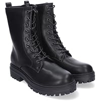 86092 Botas de Mujer, Comodas y Elegantes, Estilo Militar con