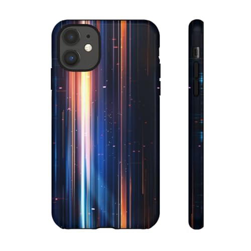Coque iPhone 11 design abstrait bleu pour sublimer votre smartphone au quotidien