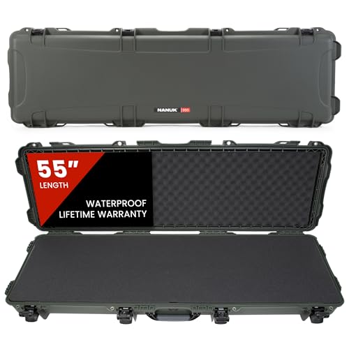 Image of NANUK Hard Case with Foam & Wheels - 30 inch to 55 inch Long, Customizable Foam Insert, IP67 Waterproof & Crushproof, Rugged Construction for Ultimate Protection, Made in Canada