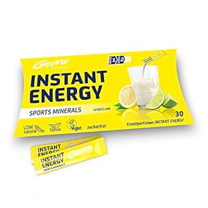 GoMo ENERGY® Isotonisches Sportgetränk │ 80 mg Koffein, Vitamine + Mineralienmix │ hochdosiertes Vitamin B1+B6, +B12 + Biotin + Folsäure│ Einzelportion für Iso Drink │ SPORTS MINERALS 30 Stück