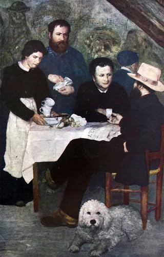Imagen de lienzo de Renoir para salones elegantes, poster clásico de la Madre Antony 60x90cm
