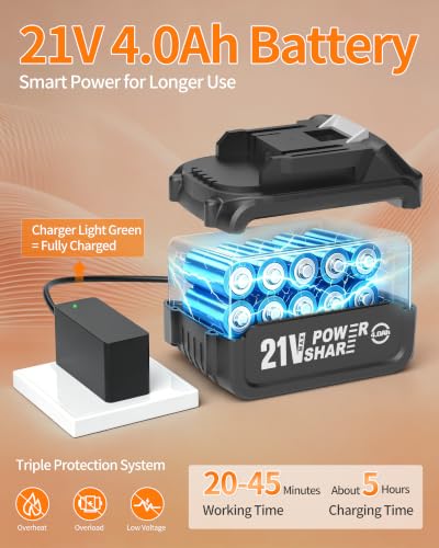 Image of Cordless Pressure Washer Battery Powered; 1500PSI Brushless Power Washer
