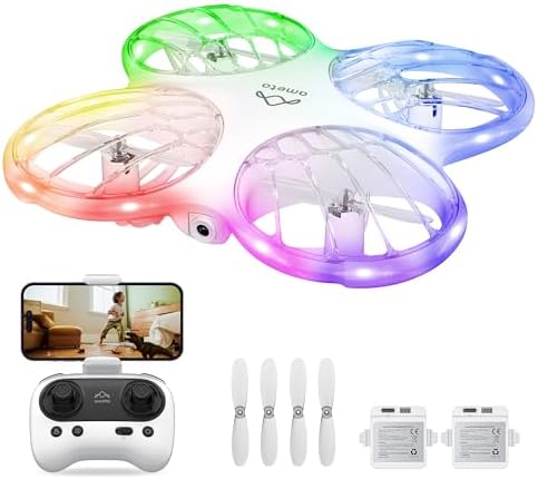 Ameta Morpho Dron para Niños con Camara 1080P, Mini Drone FPV con...