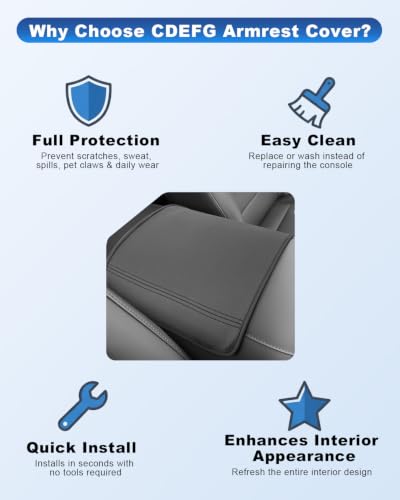 Image of CDEFG for 2026 2027 Hyundai Palisade Center Console Cover