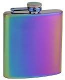 Top Shelf Flasks Rainbow Colored 