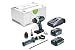 Produktbild Festool Akku-Schlagbohrschrauber TPC 18/4 5,0/4,0 I-Plus QUADRIVE (mit Akkupacks, Schnellladegerät, Werkzeugfutter, Magnet-Bithalter, Schnellspannbohrfutter, Zusatzhandgriff, Bit), im Systainer