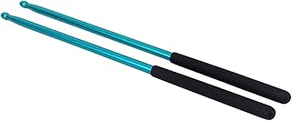 VICASKY Drummer Accessories 1 Pair metal practice drumsticks jazz drum sticks Aluminum Alloy Drumsticks