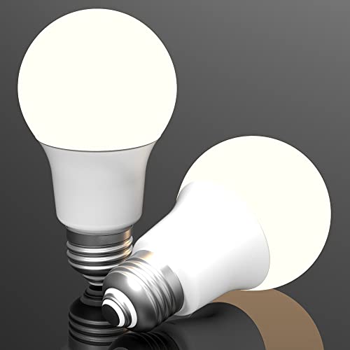 Ameriluck 3-Way Led Light Bulb A19, Multi Wattage 40-60-100W Equivalent, Low-Medium-High Setting, Omni-Directional, 2 Pack, Natural Daylight 5000K #TOP1