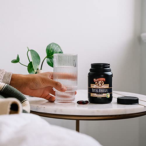 Barlean's Master Blend Total Omega 3-6-9 Lemonade Flavor Softgels – 1,000 Mg Omega-3, 693 Mg Omega-6 La/Gla, 327 Mg Omega-9 Oleic Acid - Non-Gmo, Gluten-Free - 90 Ct #TOP3