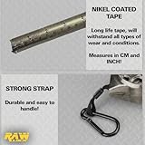 Water and weather proof hollow nikel plated tape measure - UK Brand [RAW LOCK] (Silver Tape, 7.5m) - Image 3