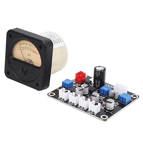 ZDETGU VU-Meter mit Treiberplatine – Hintergrundbeleuchtungs- und Zeigerschwingungstester für Heimwerker-Heim-Autoausrüstung und Tonüberwachung