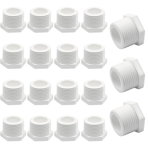 Rierdge 1 Inch PVC Drain Plug