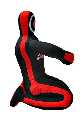 Celebrita MMA Judo Punching Bag Grappling Dummy - Sitting Position Hands Front MMA382 (Choose Your Dummy) (Canvas-Black, 59" Up to 45kg/99 lb)