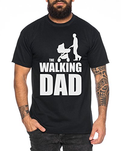 The Walking Dad Camiseta de Hombre Nerd Dead